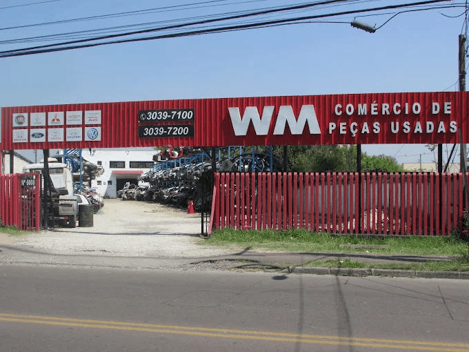 Fachada WM Comércio de Peças Usadas em Curitiba